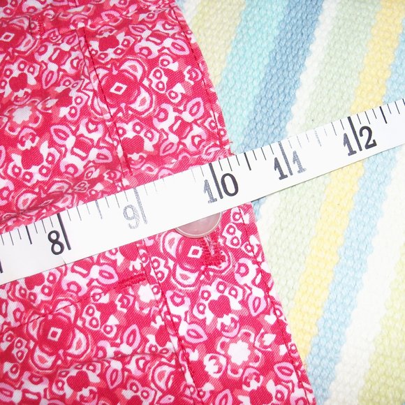 GAP Red deco tile chino shorts size 14R - Picture 7 of 8